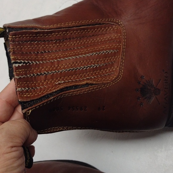 Agavero by Arco Humming Brown Men's Boots  Leather Finish Size 10 - Picture 15 of 16